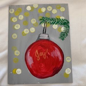 Christmas ornament painting